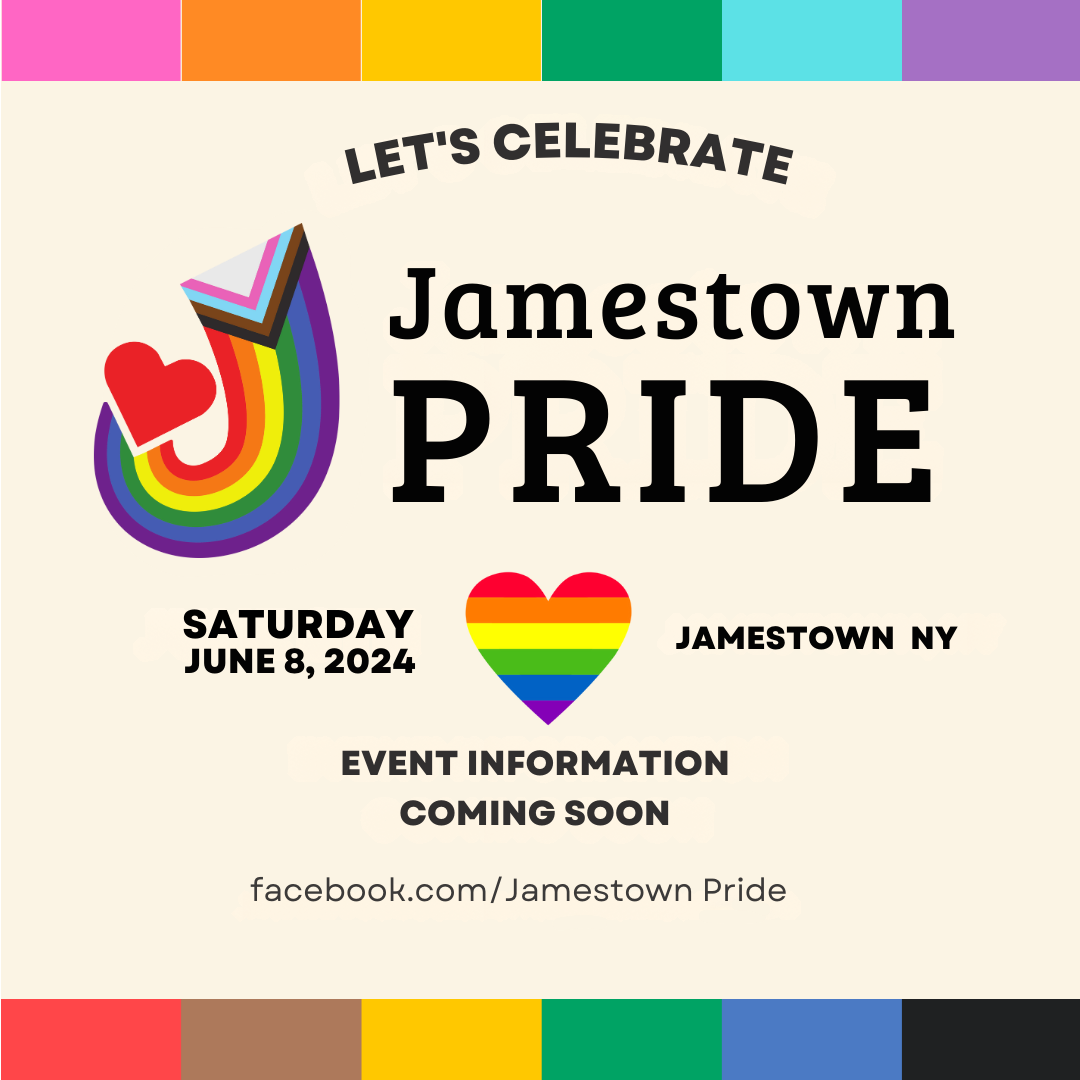 Jamestown Pride Plans Underway, Community Meeting Thursday, April 11