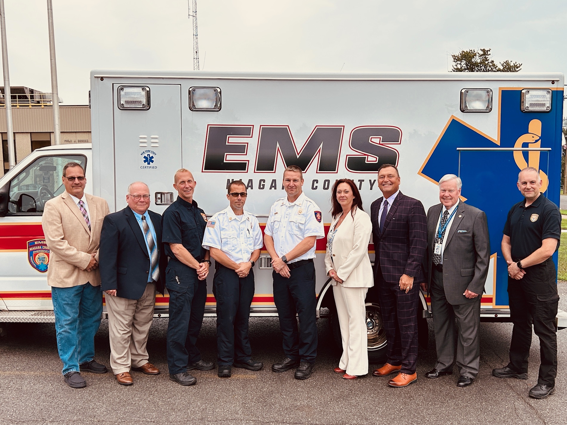 Niagara County Boosts Regional Emergency Response with Ambulance Transfer to Orleans County
