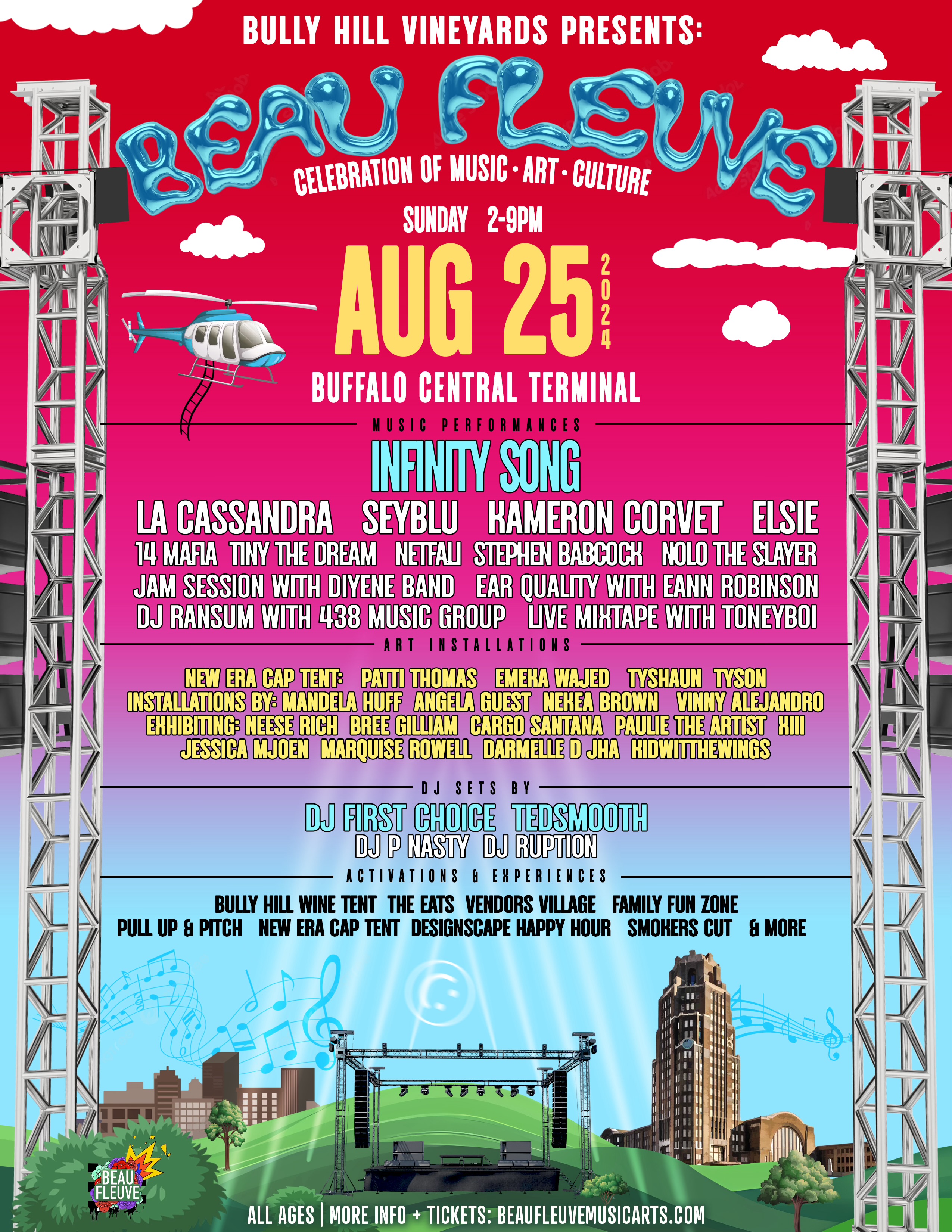 Countdown Begins: Beau Fleuve Music & Arts Celebration to Illuminate Buffalo