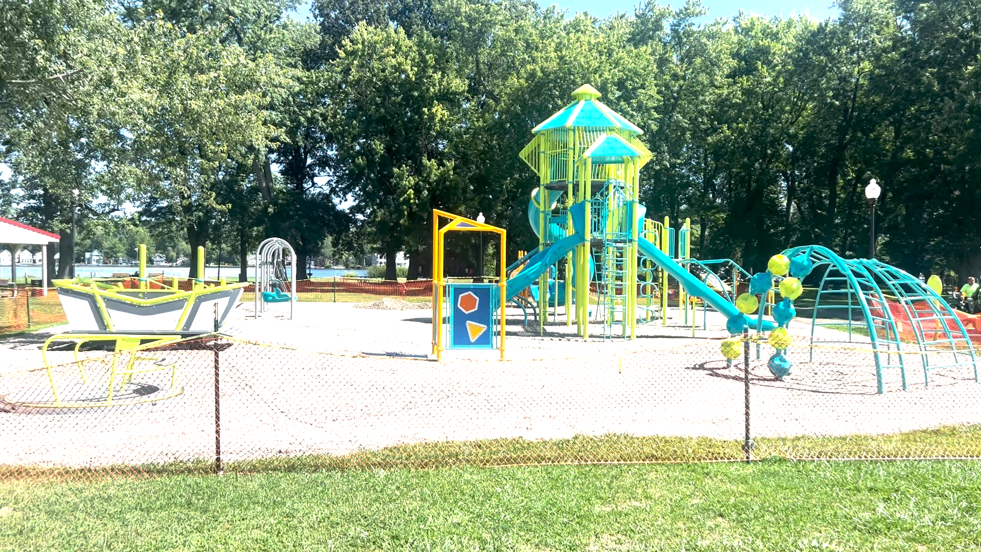 Celoron Urges Patience as New Playground Installation Nears Completion