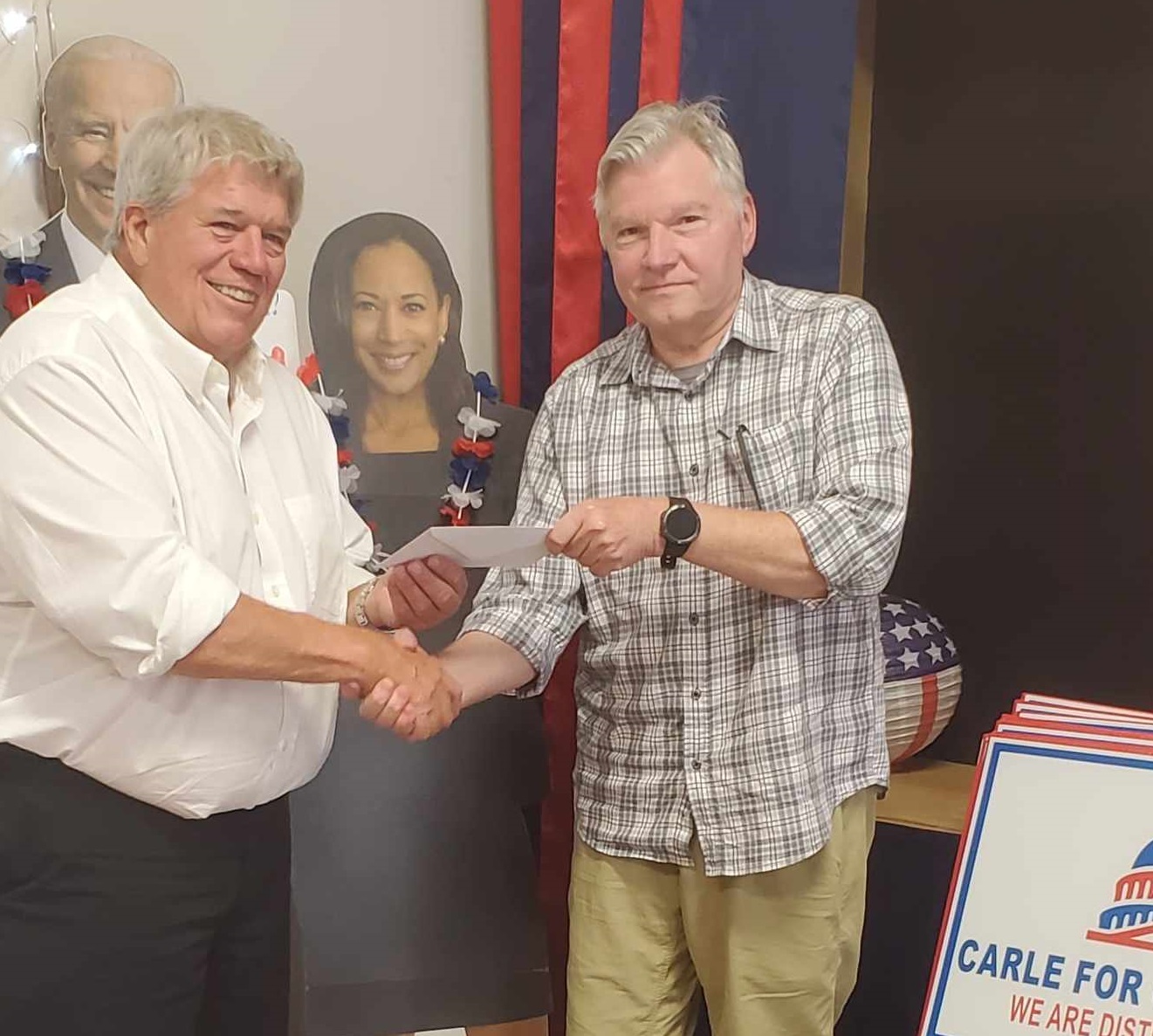 TOM CARLE, CANDIDATE for CONGRESS in NY-23, Secures $1,000 Campaign Boost in Allegany County