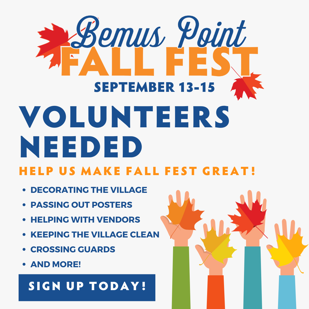 Join the Fun: Bemus Point Fall Fest Needs Volunteers!