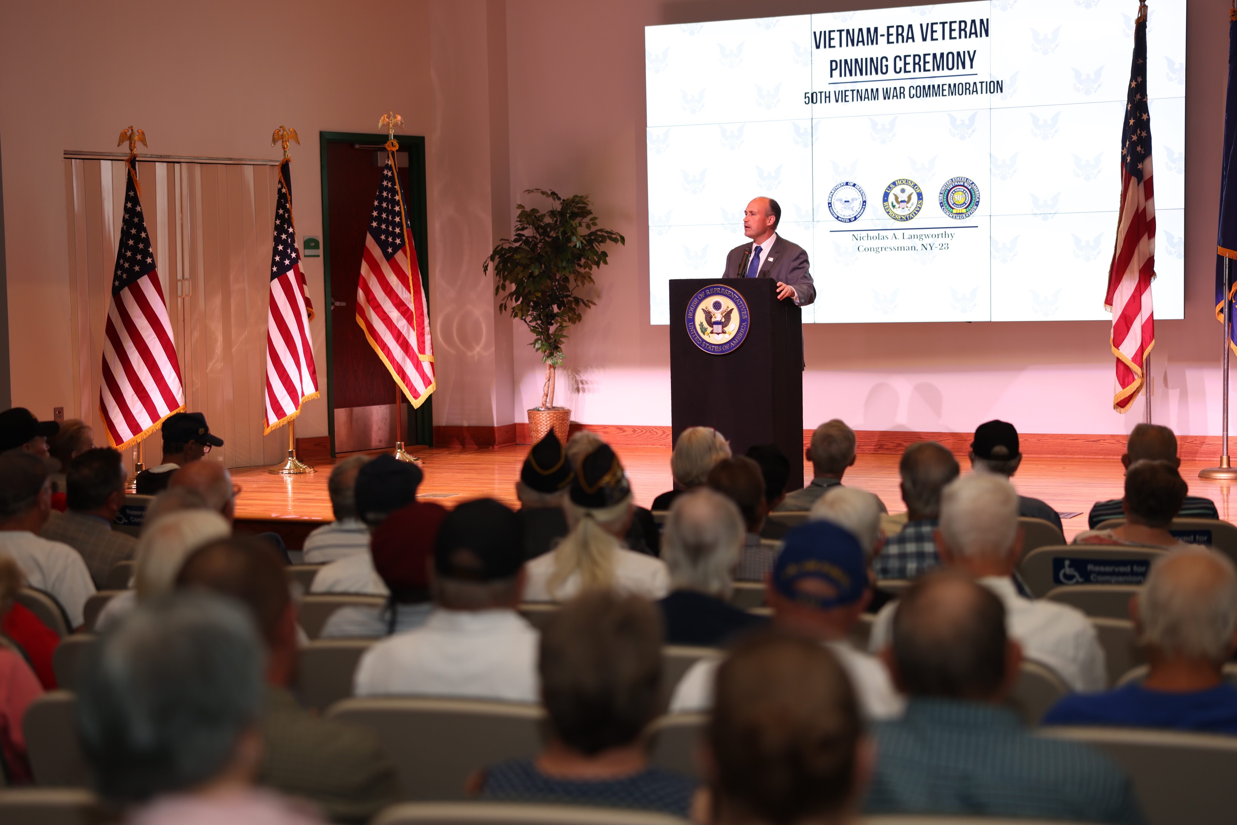 Honoring the Unforgotten: 50th Anniversary Pinning Ceremony Pays Tribute to Vietnam Veterans in Olean