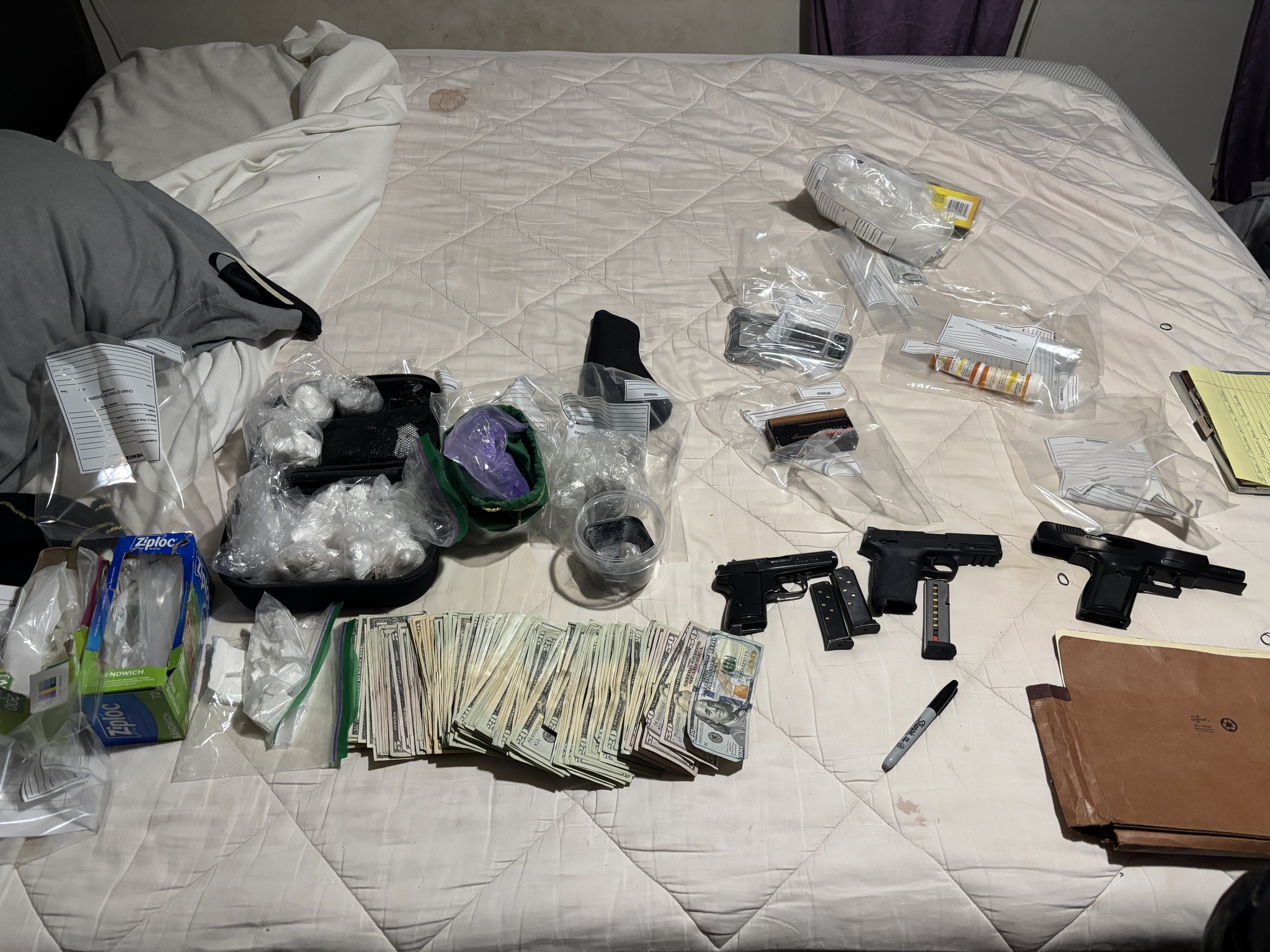 Search Warrant in Olean Leads to Seizure of Guns, Cocaine, and Fentanyl