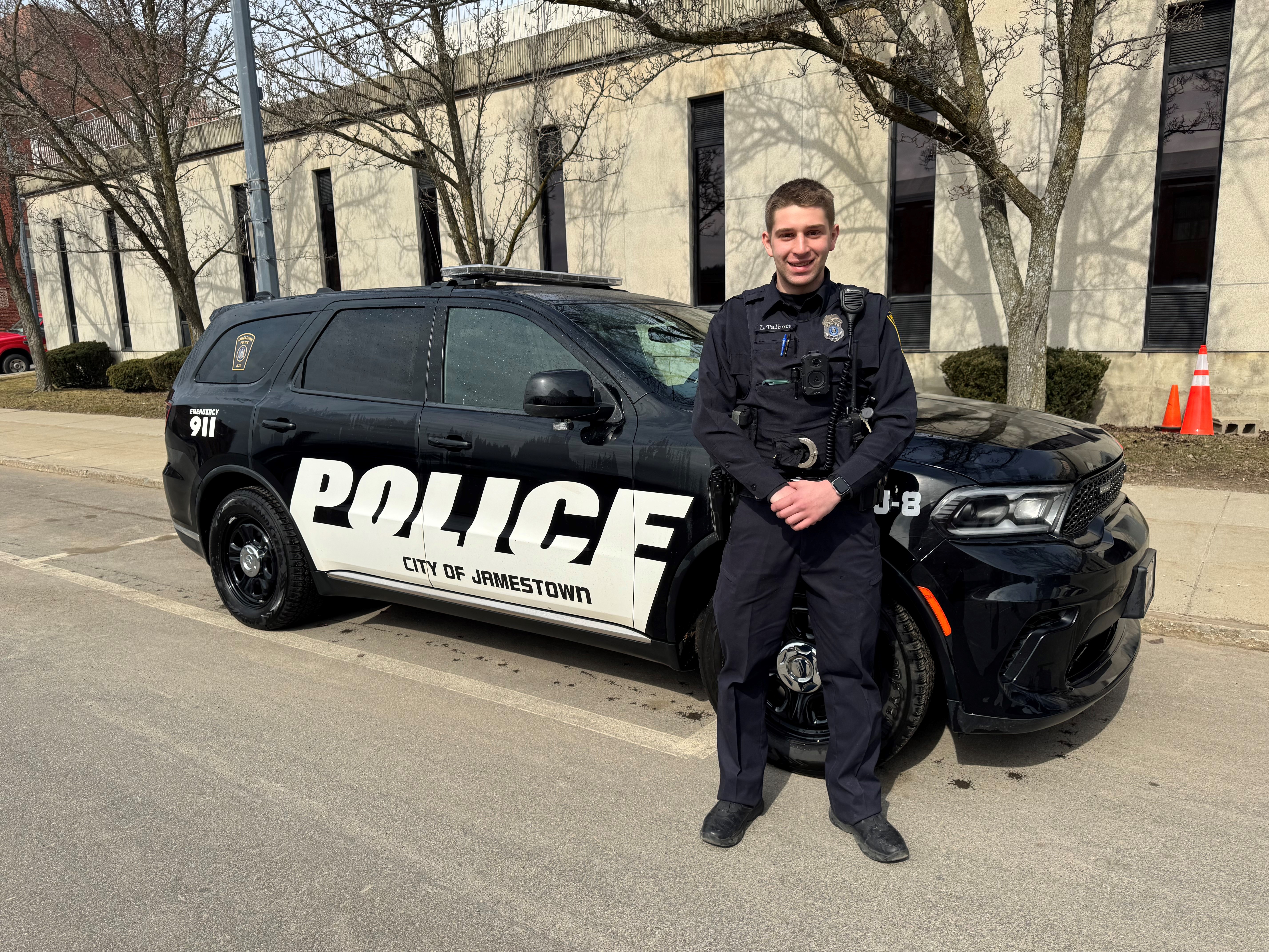 Local Graduates Lucian Talbett and Nick Jones Join Jamestown Police Department