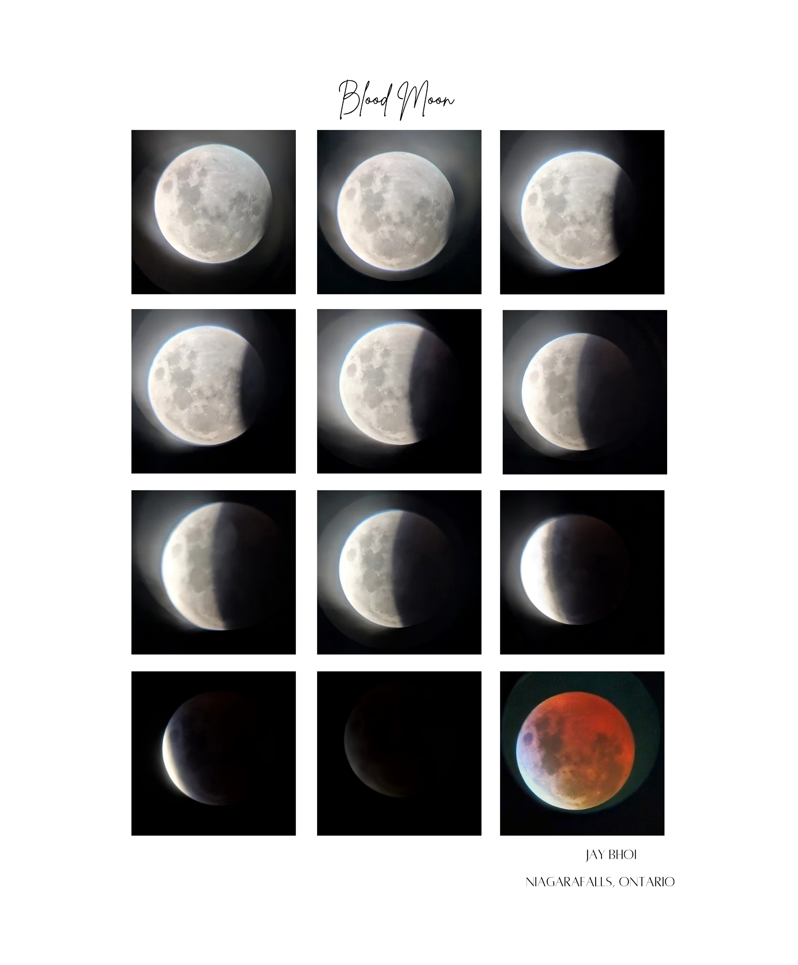 Internationally Renowned Astronomer Showcases Photos of Lunar Eclipse