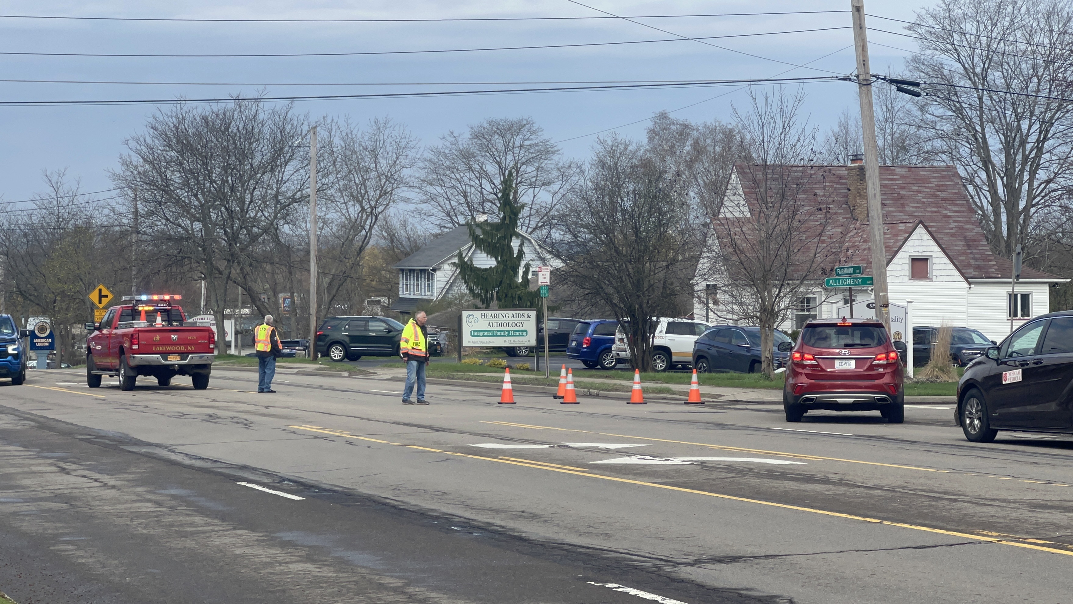 Traffic Alert: Police, Fire Department, EMS Block Off Section of Fairmount Ave.