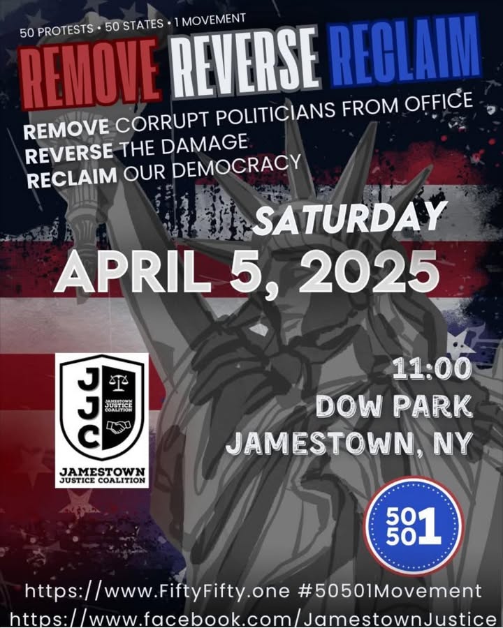 Jamestown Justice Coalition To Hold “Remove, Reverse, Reclaim” Rally On April 5