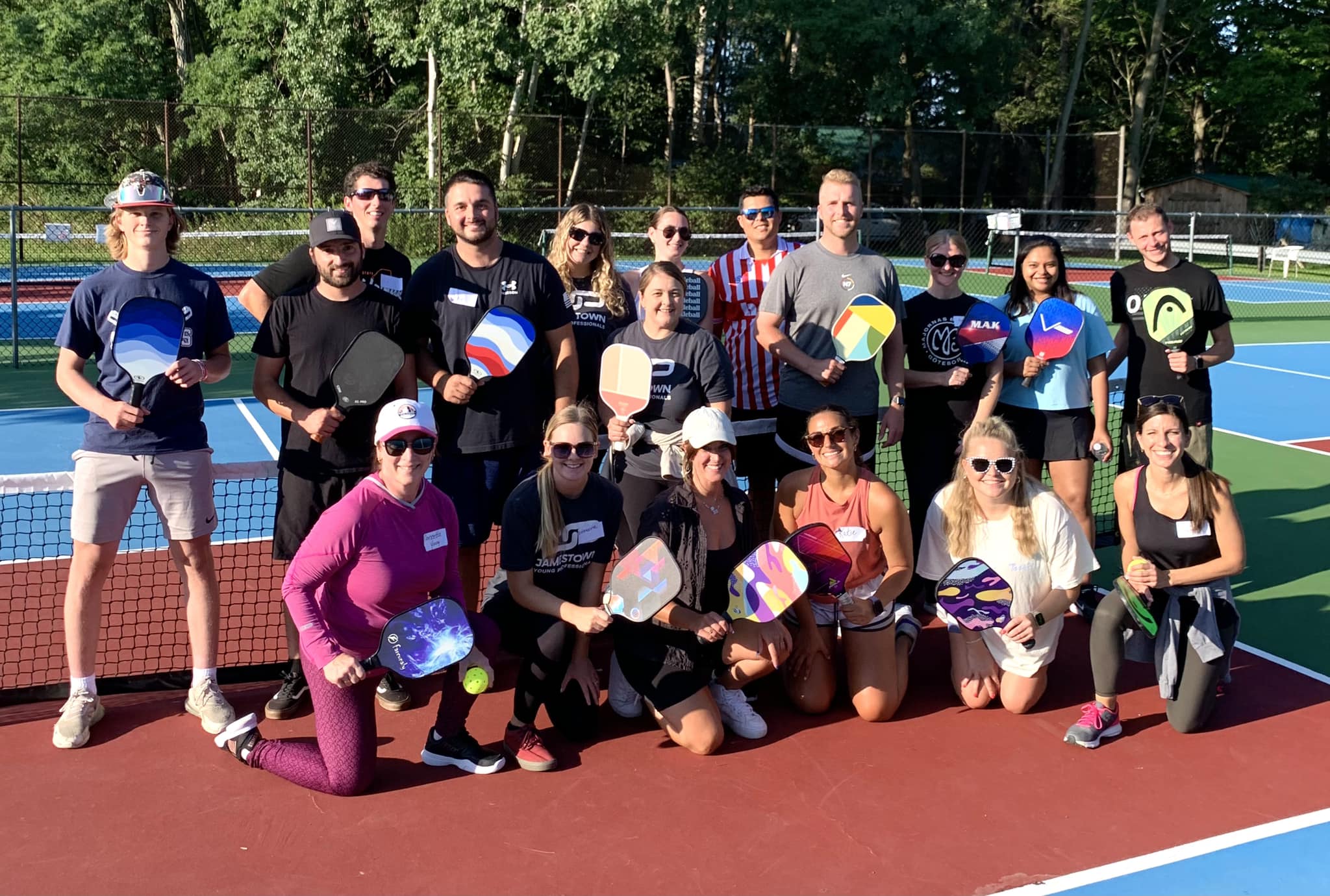 Paddles & Purpose: Young Pros Rally for Connection at Pop-Up Pickleball in Jamestown