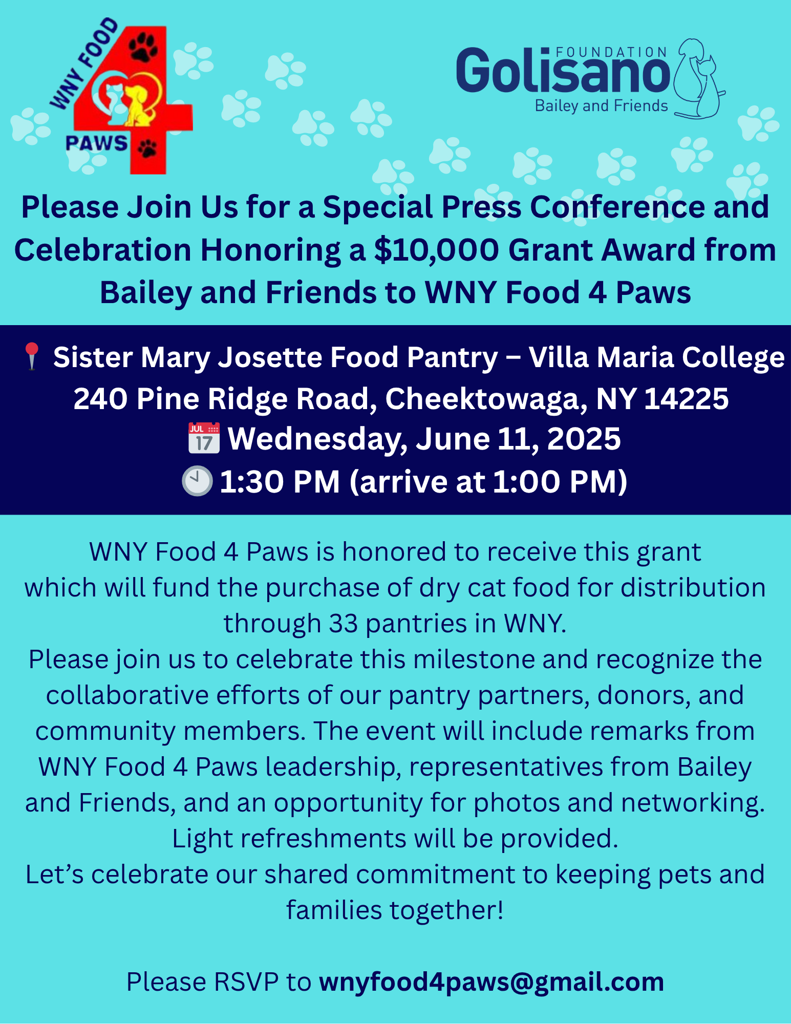 $10K Lifeline Keeps Cats Fed, Families Together in WNY