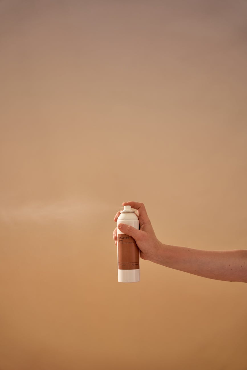 cosmetic brand held by a person