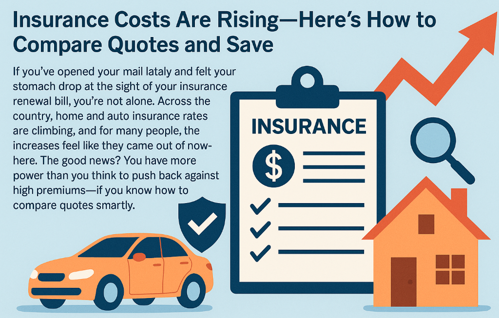 Insurance Costs Are Rising—Here’s How to Compare Quotes and Save