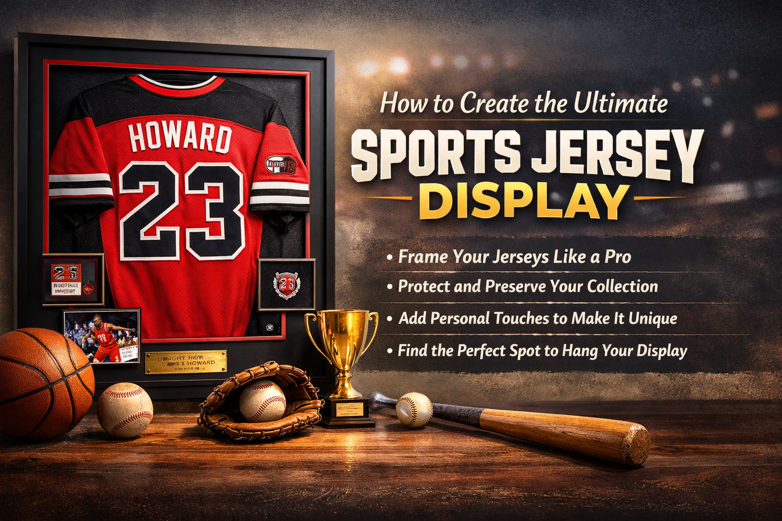 How to Create the Ultimate Sports Jersey Display