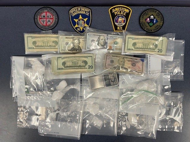 Four Arrested After Jamestown Drug Raid; Over 200 Grams of Meth Seized