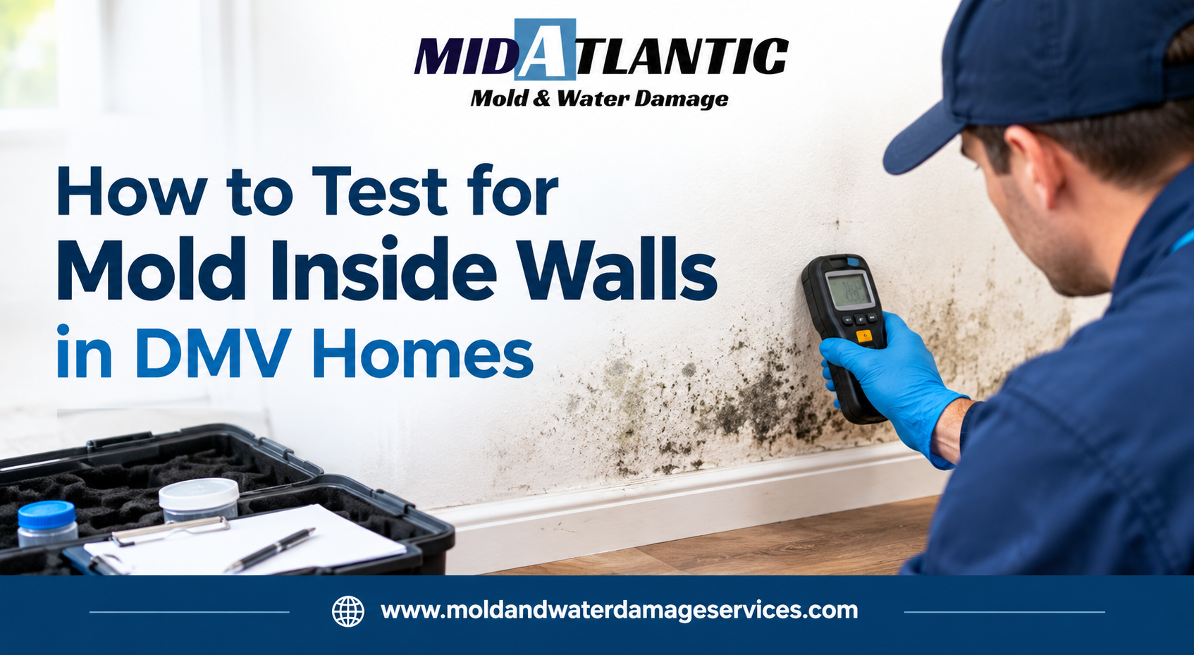 How to Test for Mold Inside Walls in DMV Homes