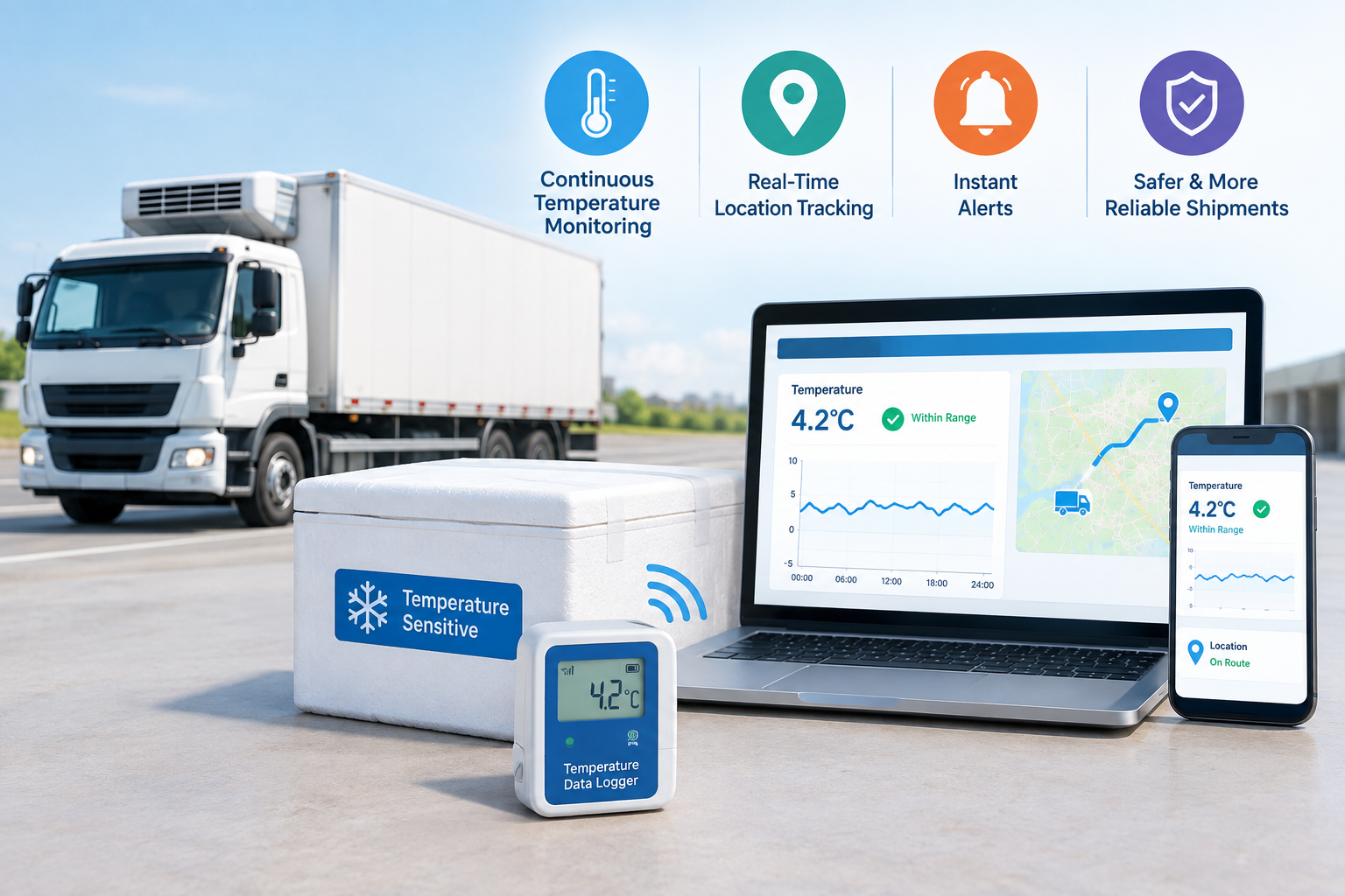 Improving Temperature-Sensitive Shipments with Real-Time Monitoring Technology