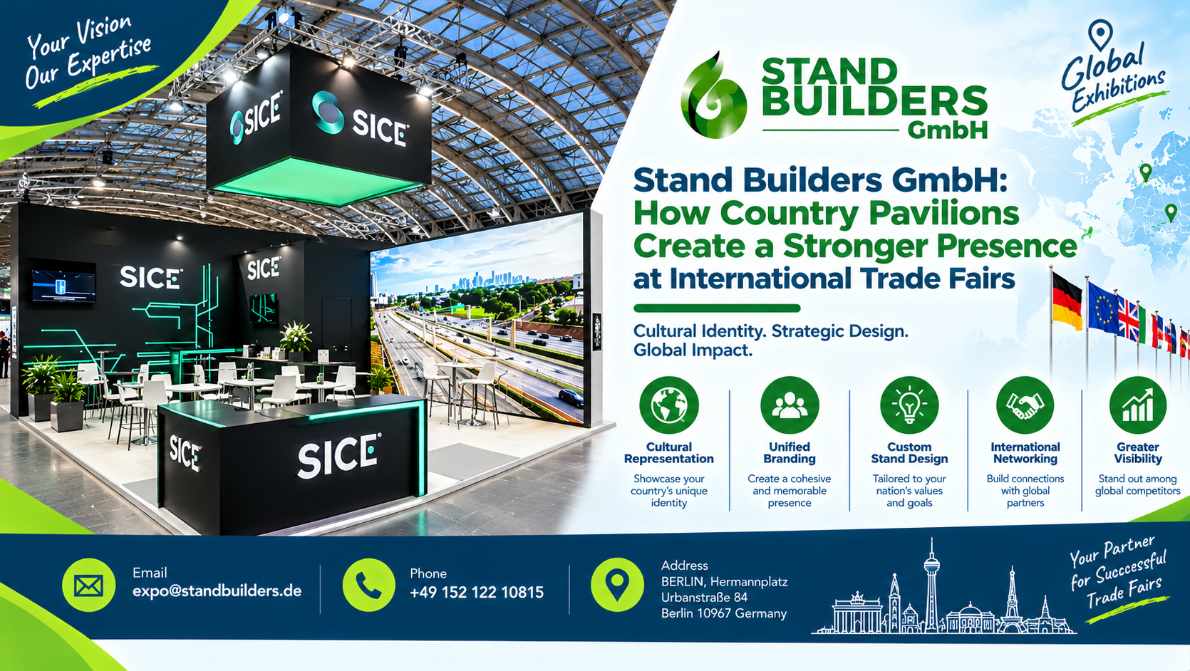 Stand Builders GmbH: How Country Pavilions Create a Stronger Presence at International Trade Fairs