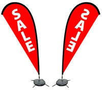 Teardrop Flags for Food and Beverage Businesses